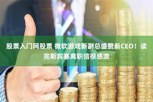 股票入门网股票 微软游戏新副总盛赞新CEO！读完斯宾塞离职信很感激
